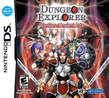 Dungeon Explorer - Warriors of Ancient Arts (USA) box cover front